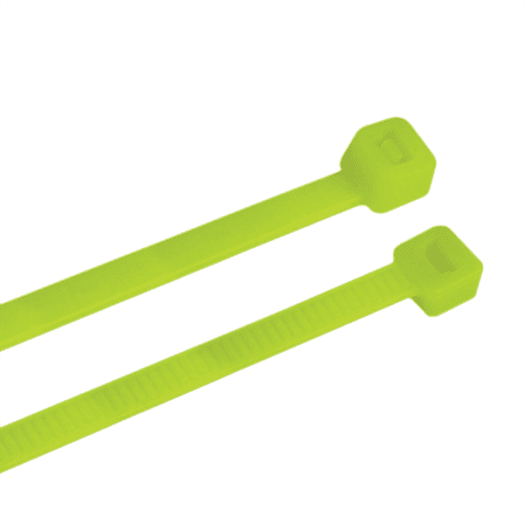 Fluorescent Col Cable Ties 140x