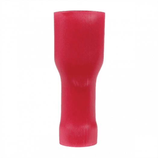 Red Push On 4.8mm