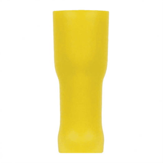 Yellow Push on 6.3mm