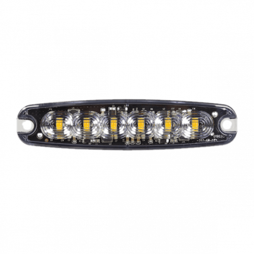 Low Profile LED Warning Light - 12-24v