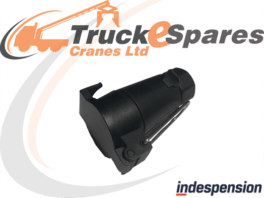 12N 7 PIN PLASTIC INLINE SOCKET