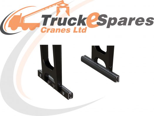 KM 331 PAIR OF GRAB RAILS & RUBBERS 1000MM