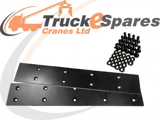 CUTTING EDGES / BUCKET BLADES 12.5MM FRONT KIT WITH BOLTS