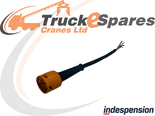 PLUG CONNECTOR LH ROUND RED 5 PIN