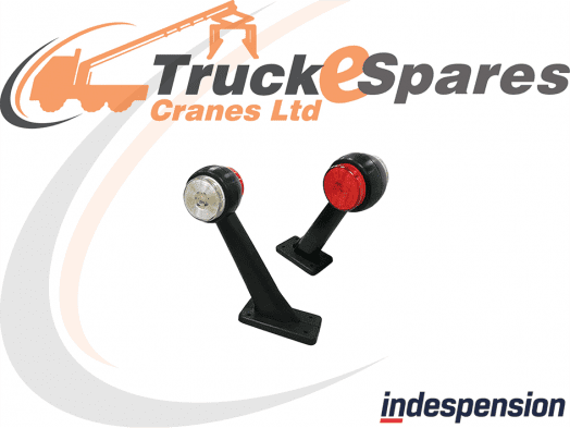 10-30V LED 45DEG RED/WHITE MARKER LH / RH