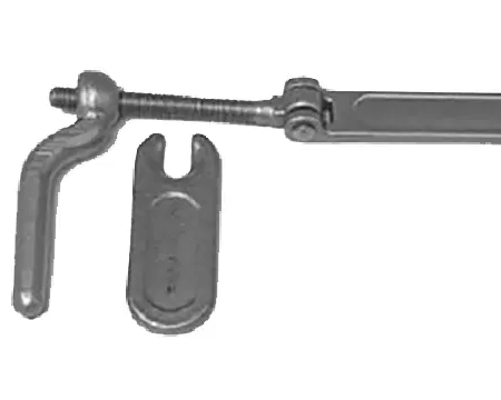 Indespension fastener receiver component