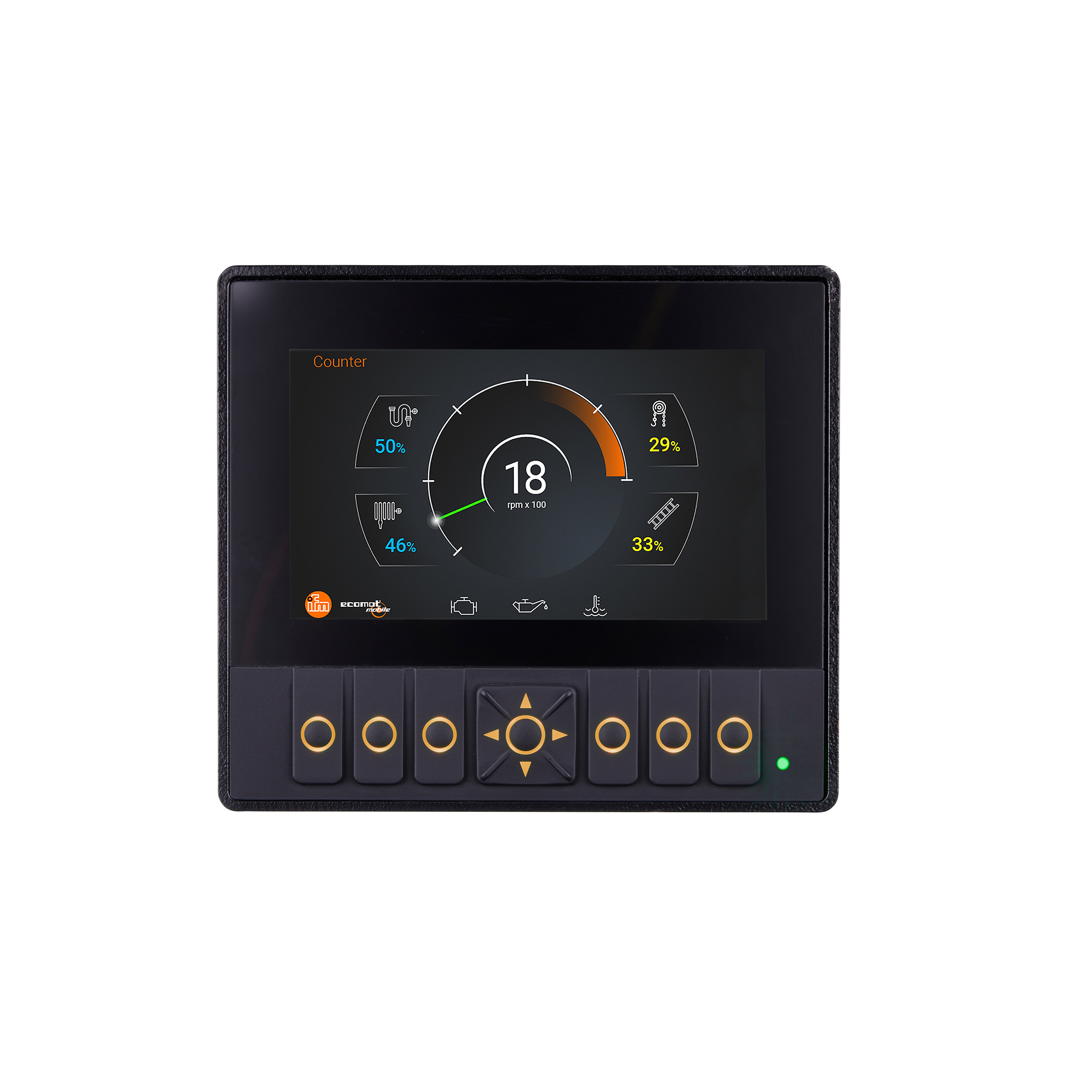 IFM Programmable graphic display for controlling mobile machines – Programmable graphic display for controlling mobile machines (CR1141)