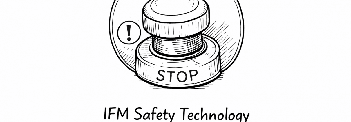 IFM safety technology and emergency stop components