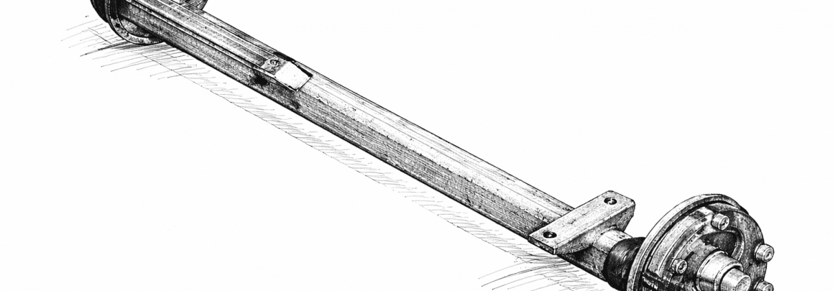 Indespension axle parts for trailer axles