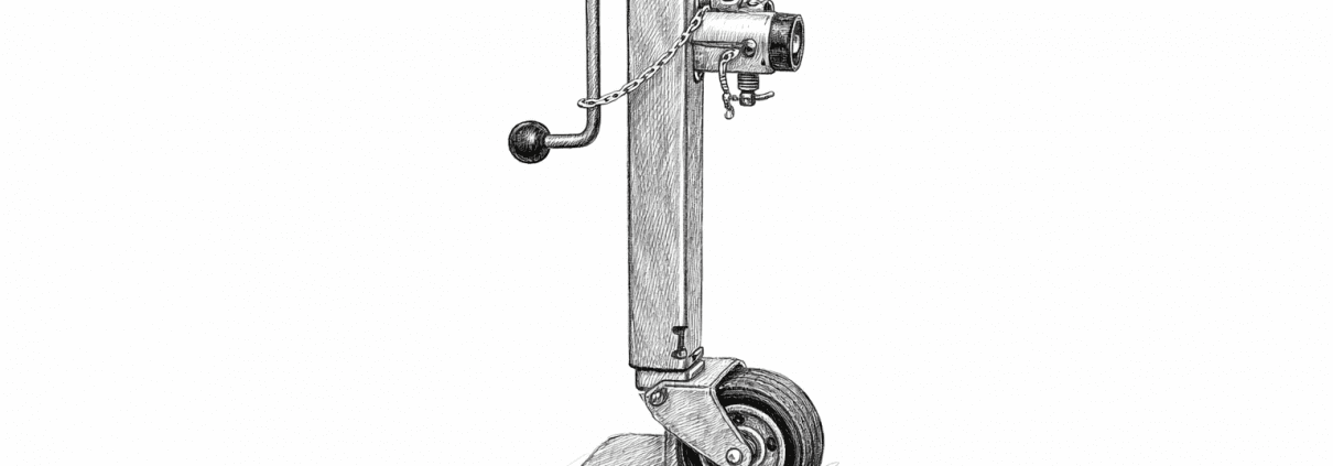 Indespension jockey wheels and propstands for trailers